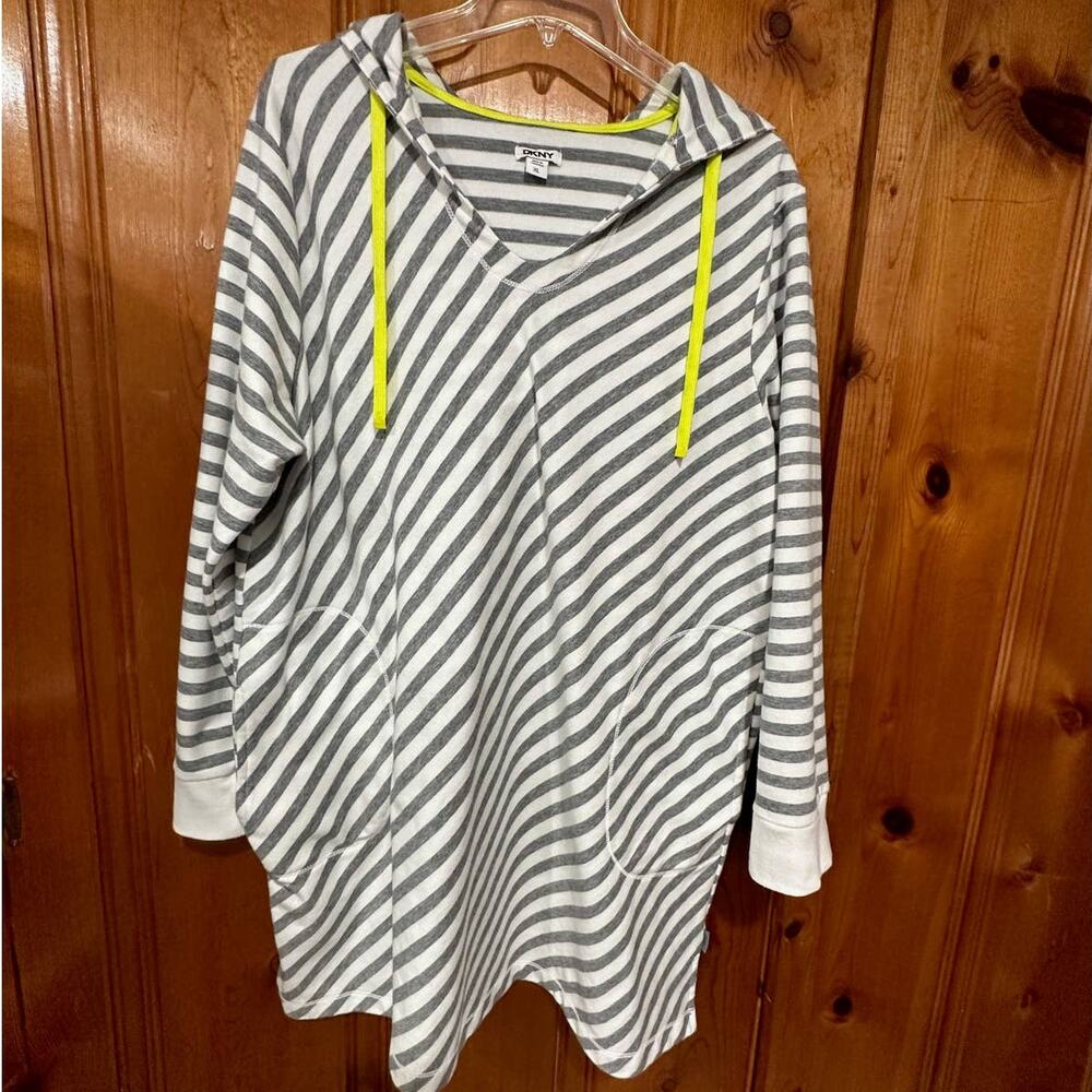 DKNY Hooded Beach Coverup - Sz - XL